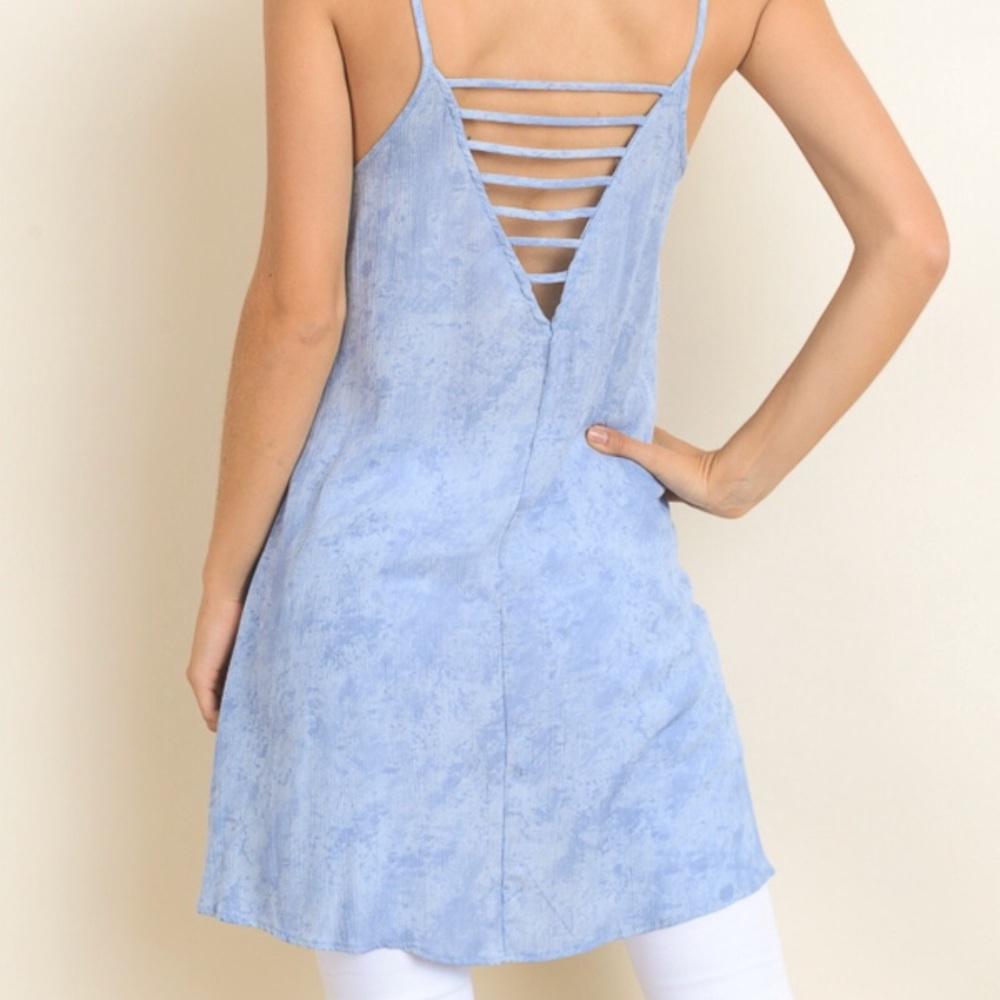 Ladder cutout tunic